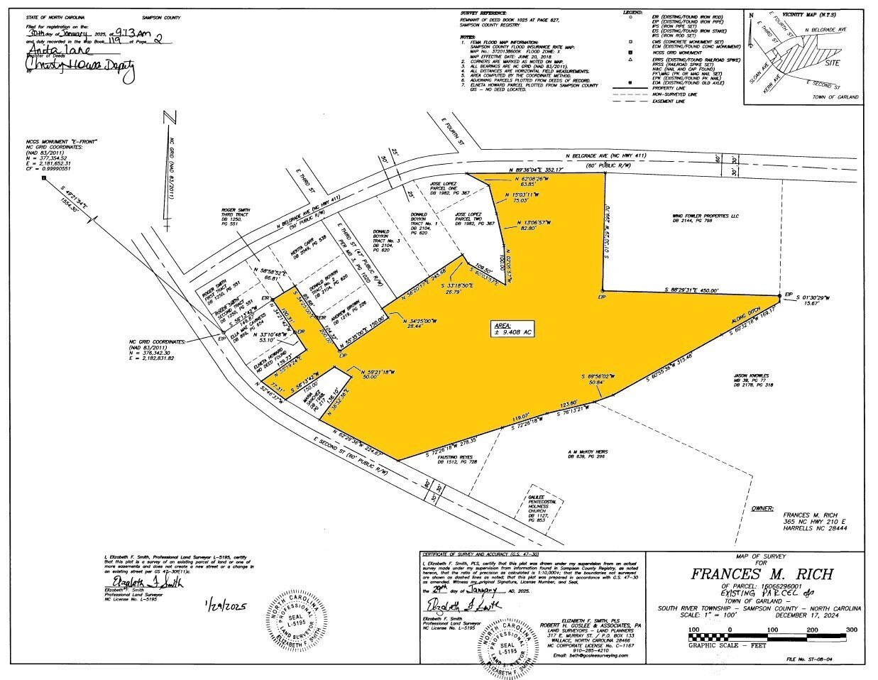 Garland, NC Commercial Acreage
