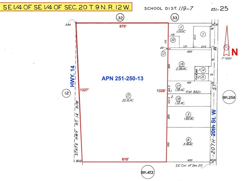 Highway Frontage Land in Rosamond