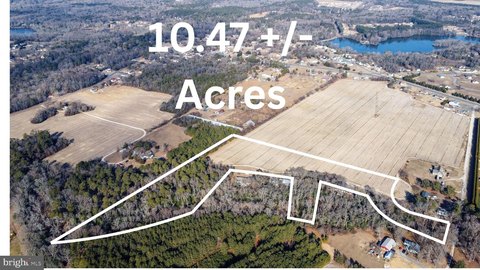 Open Farmland With Wooded Area