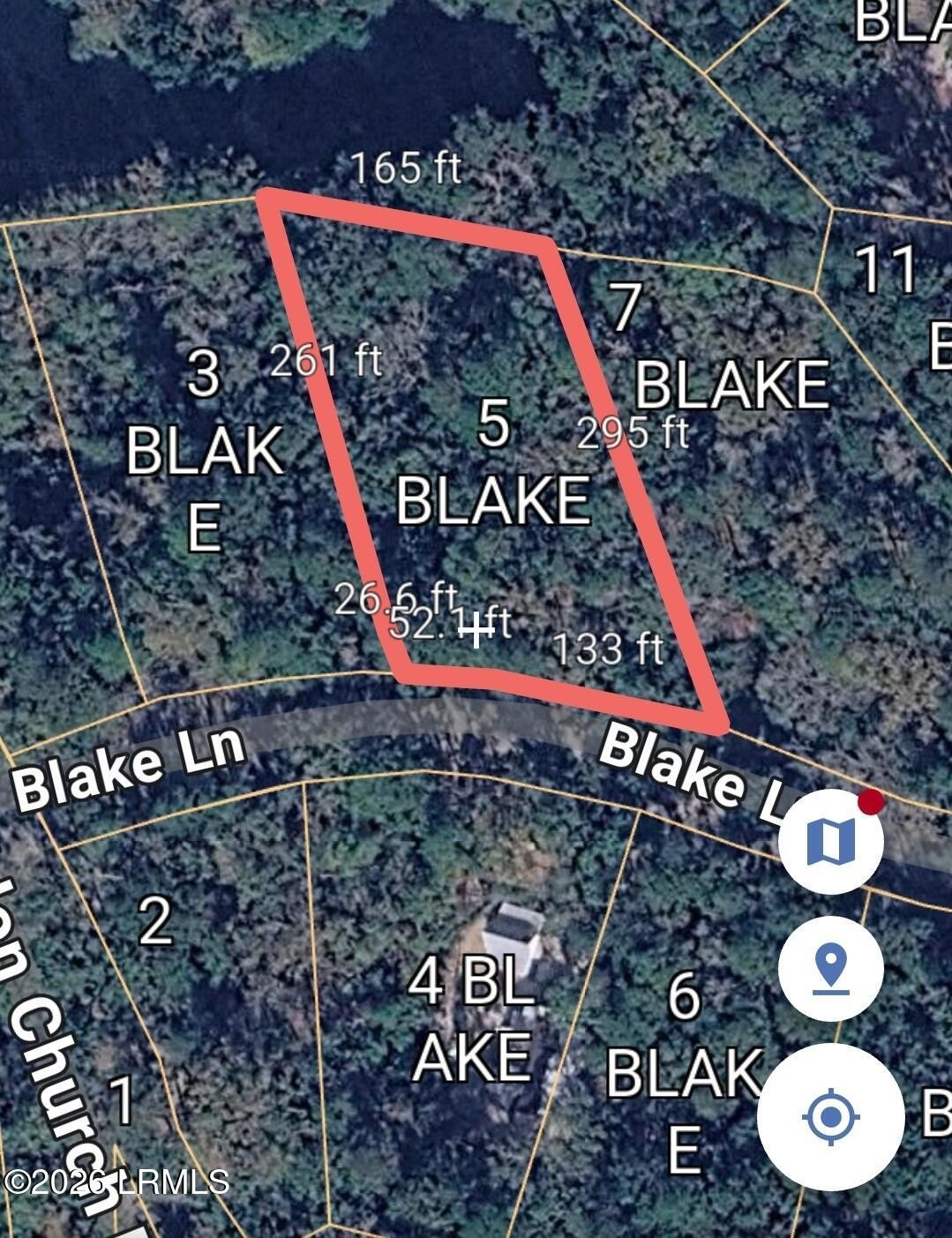 Seabrook Land in Gated Community