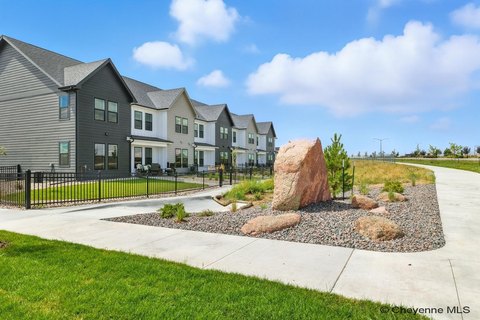 Two-Story Townhome Apartment Building