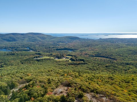 Land with Mountain and Bay Views