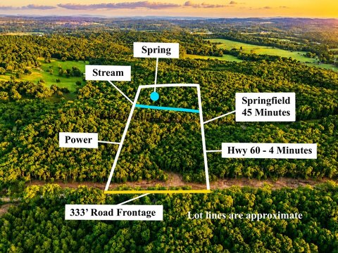Rural Land Tract with Stream