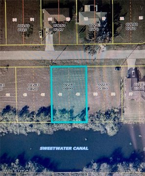 Vacant Canal Lot For Sale