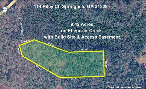 Land, Springfield, GA