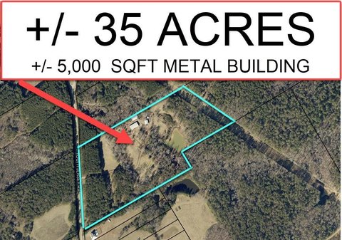 35 Acres with Shop Building