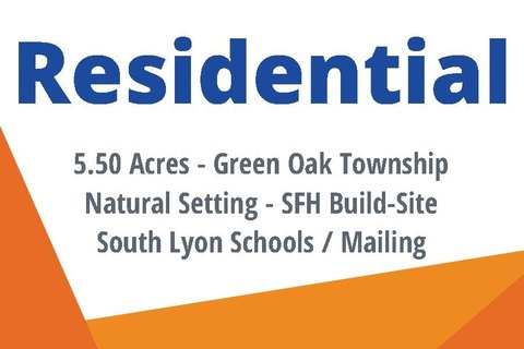 South Lyon 5.5 Acre Build-Site