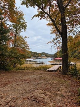 Lakefront Land with Covered Boat Dock