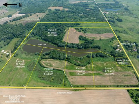 Waterfront Acres on Private Lake