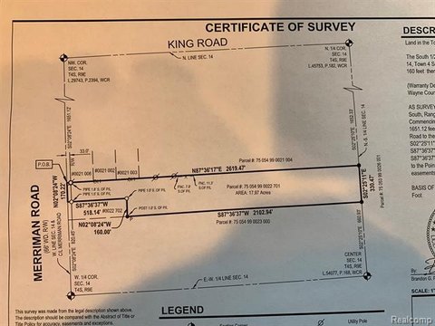 Huron Township Wooded Land