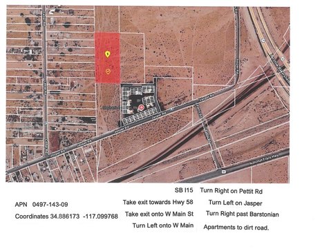 Barstow Land for Residential Development