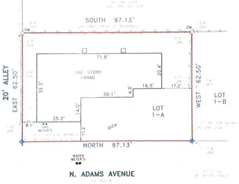 Corner Lot with Development Potential