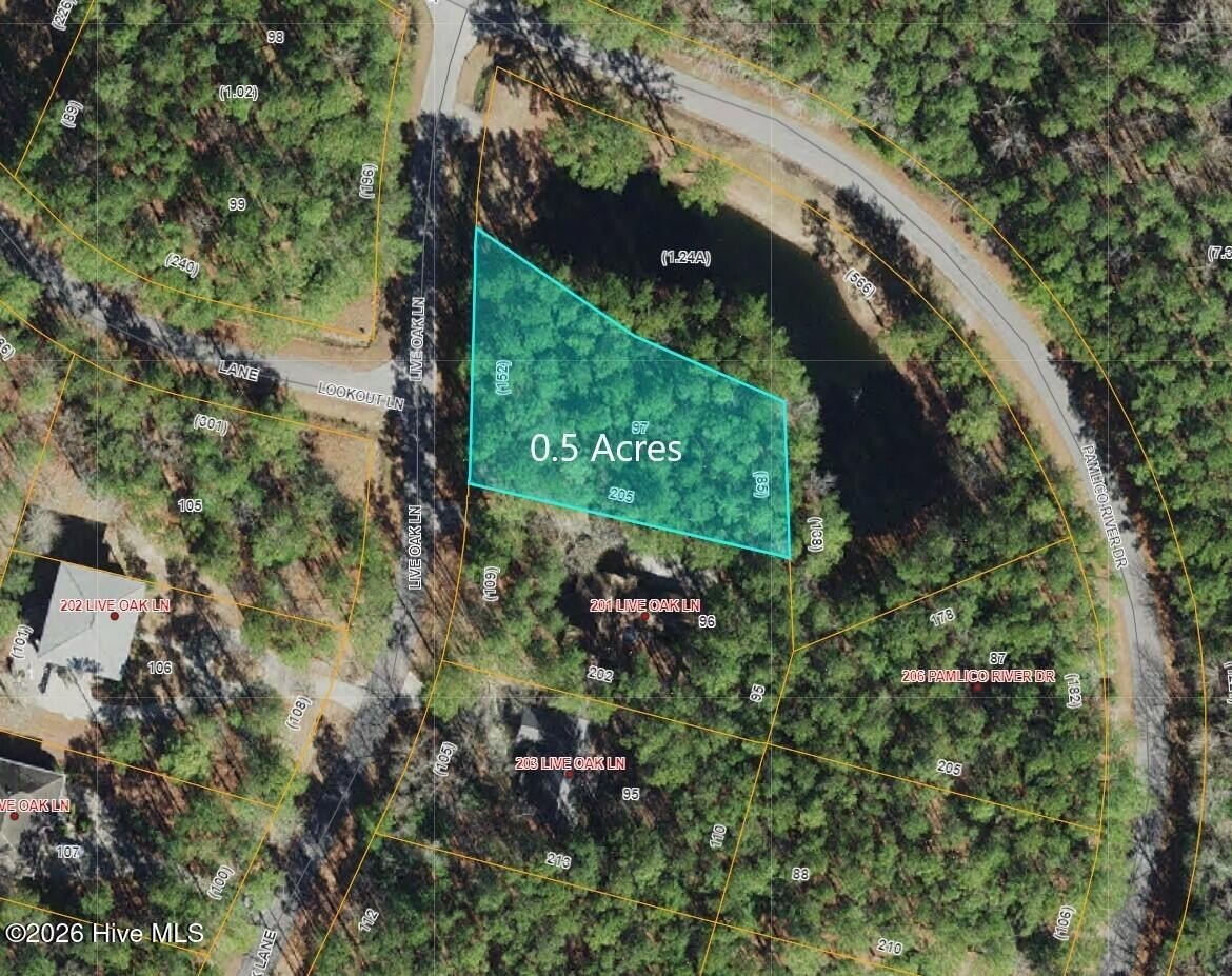 Wooded Homesite in Waterfront Community