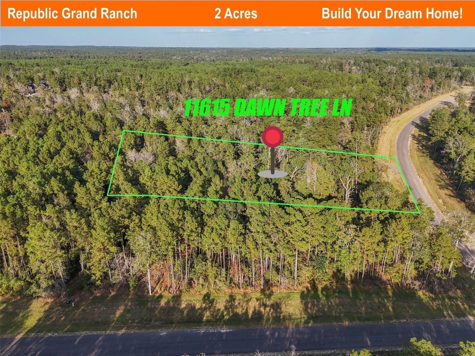 Two Acre Lot in Willis