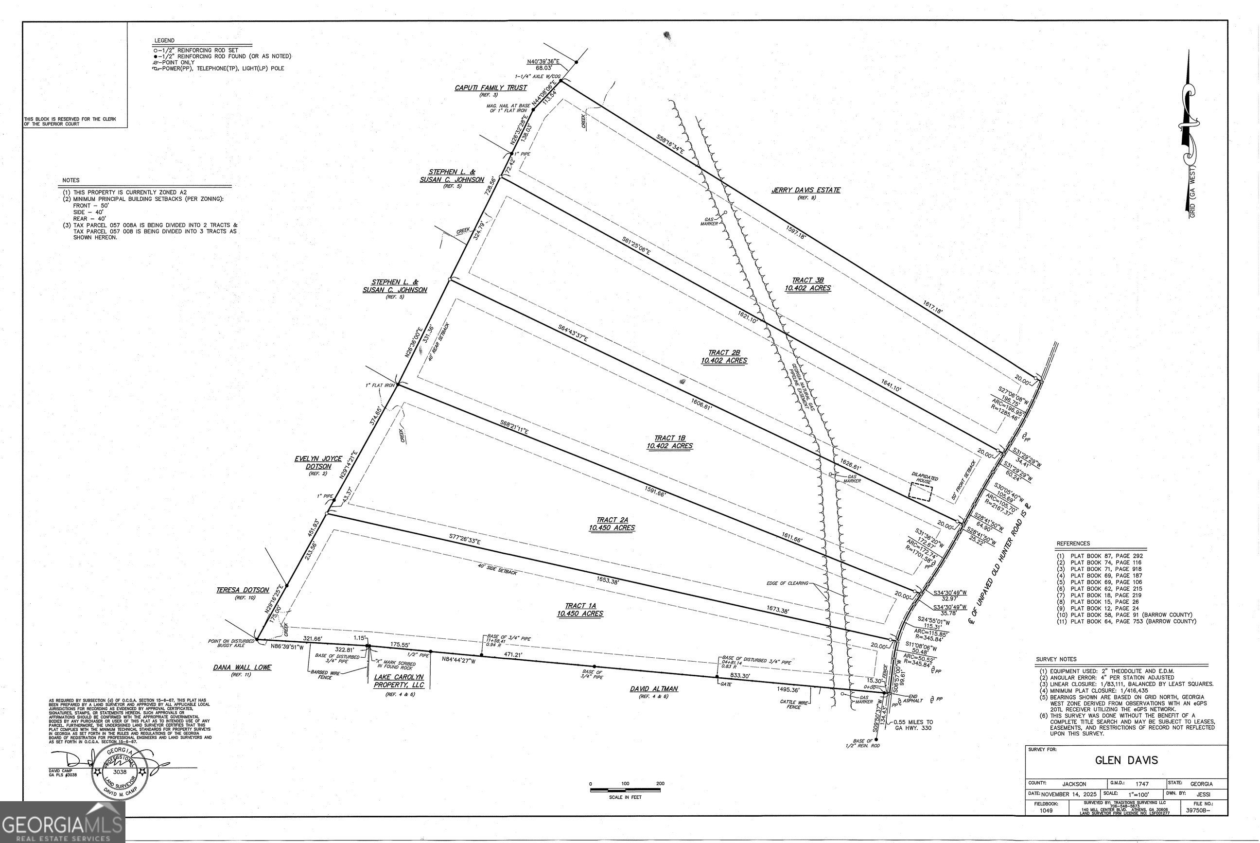 Jackson County Acreage with Creek