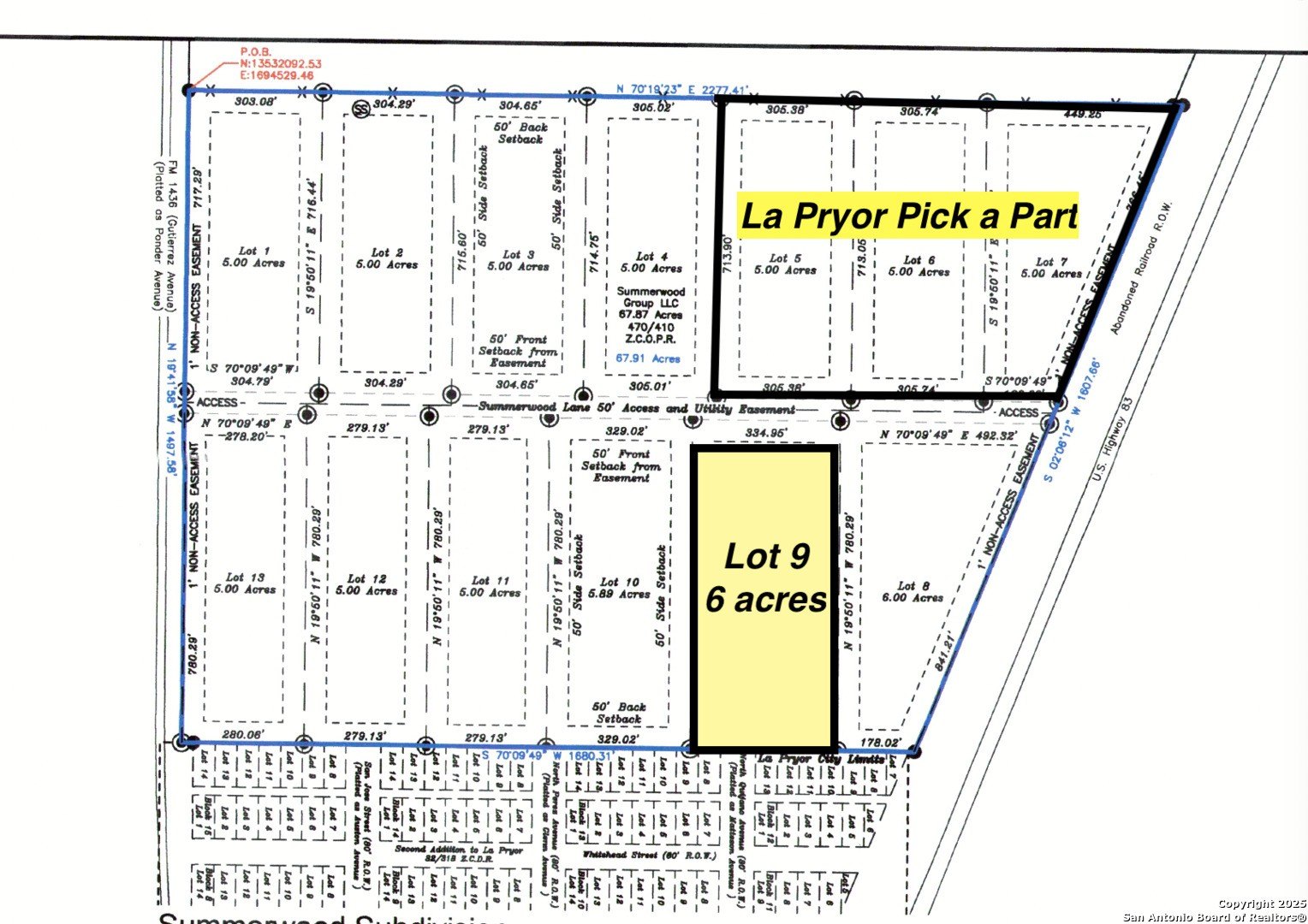 Unrestricted Land in La Pryor