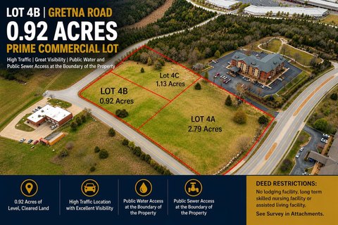 Level Cleared Commercial Land Parcel