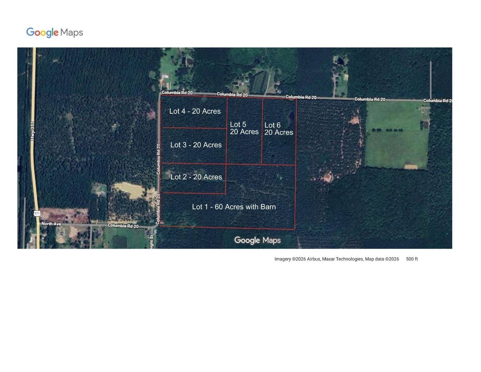 20 Acres of Wooded Land