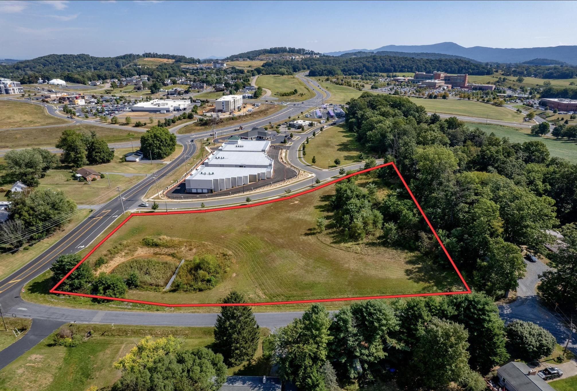 Corner Land Parcel Near Hospital