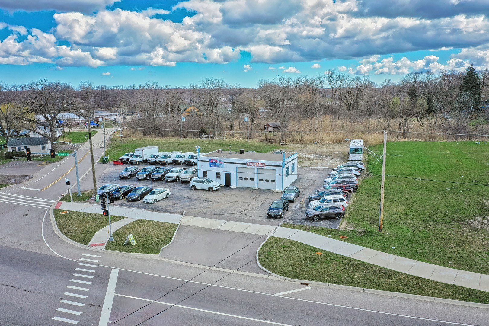 Crystal Lake Commercial Corner Lot