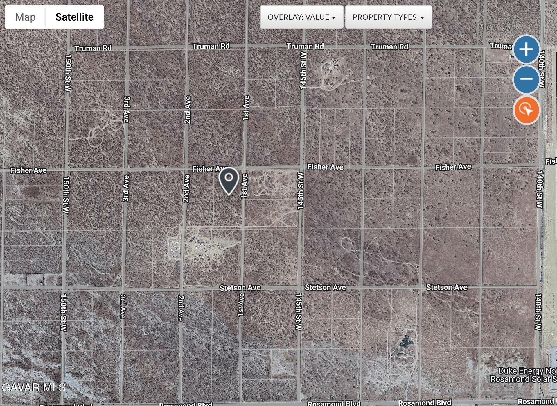 Rosamond Land Near Freeway