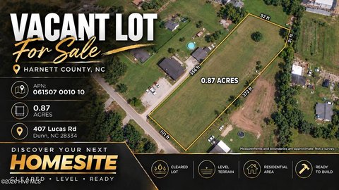Land, Dunn, NC