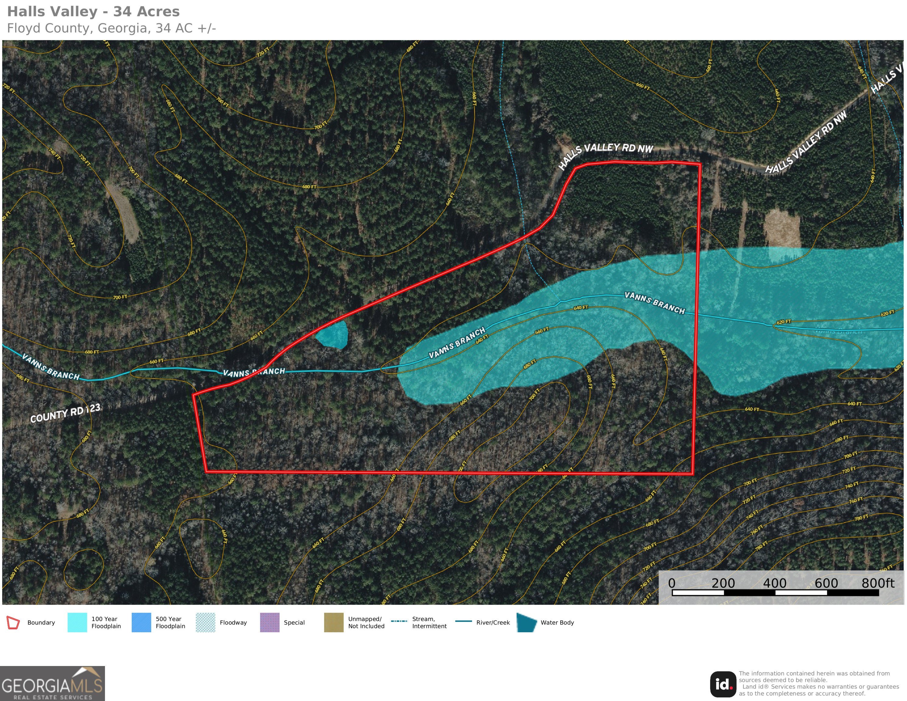 34 Acres of Hardwood Forest