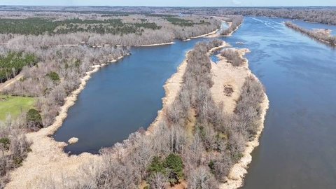 Alabama River Waterfront Peninsula