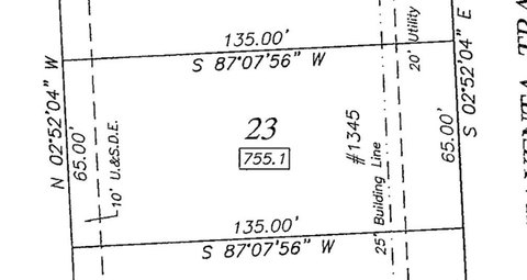 Fort Wayne Residential Pond Lot