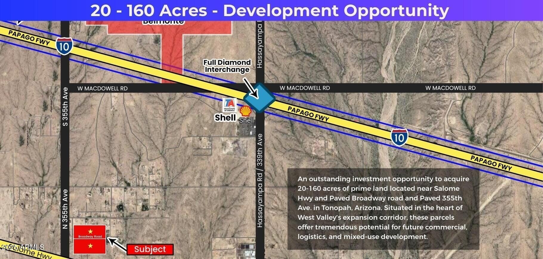 Tonopah Land with Commercial Potential