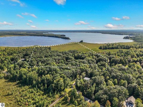 Lakefront Land with Storage Pole Barn