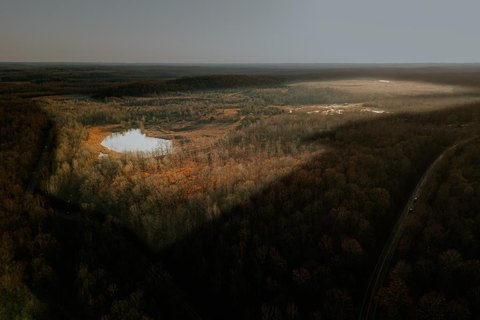 Farmland with Lakes and Multiple Entrances