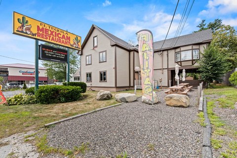 Restaurant Building with Large Parking