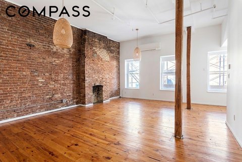 Open Loft with Exposed Brick