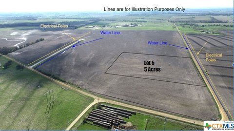 Unrestricted 5-Acre Lot in Cameron, TX