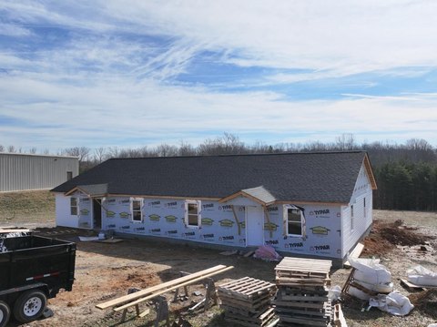 New Duplex Under Construction