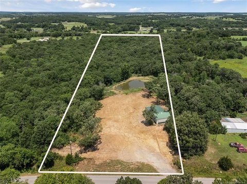 Acreage with Shop and Pond