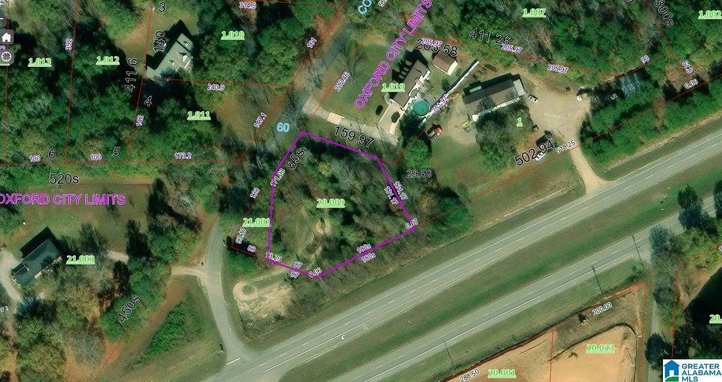 Corner Lot on Highway 21