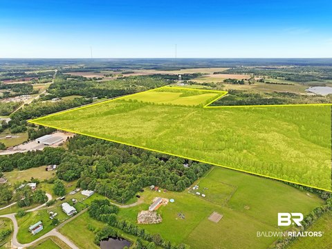 Level Tract with County Road Frontage
