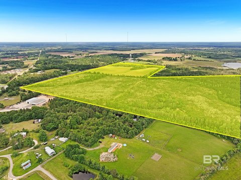 Level Tract with County Road Frontage
