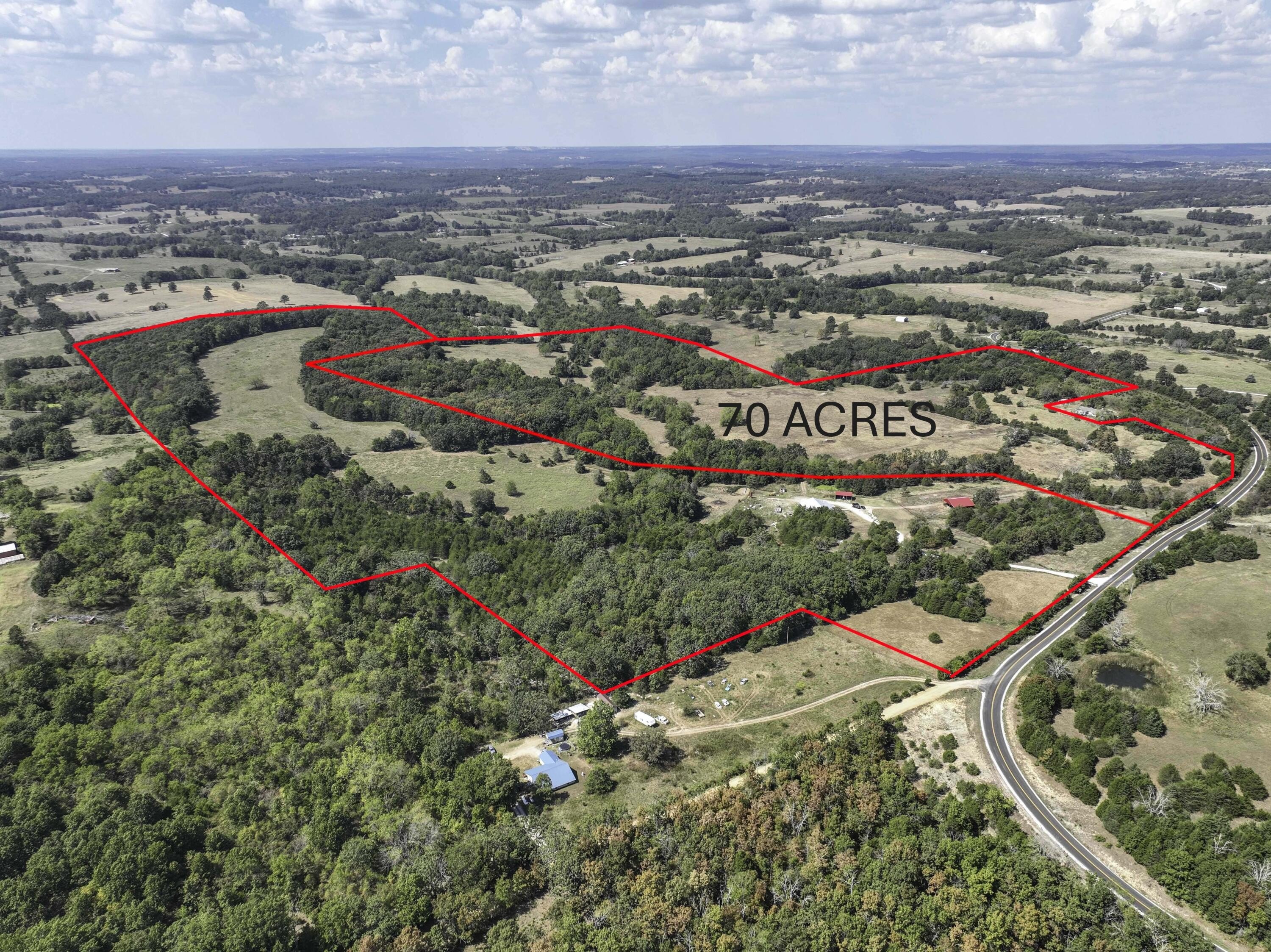 70 Acres Ozarks Secluded Land