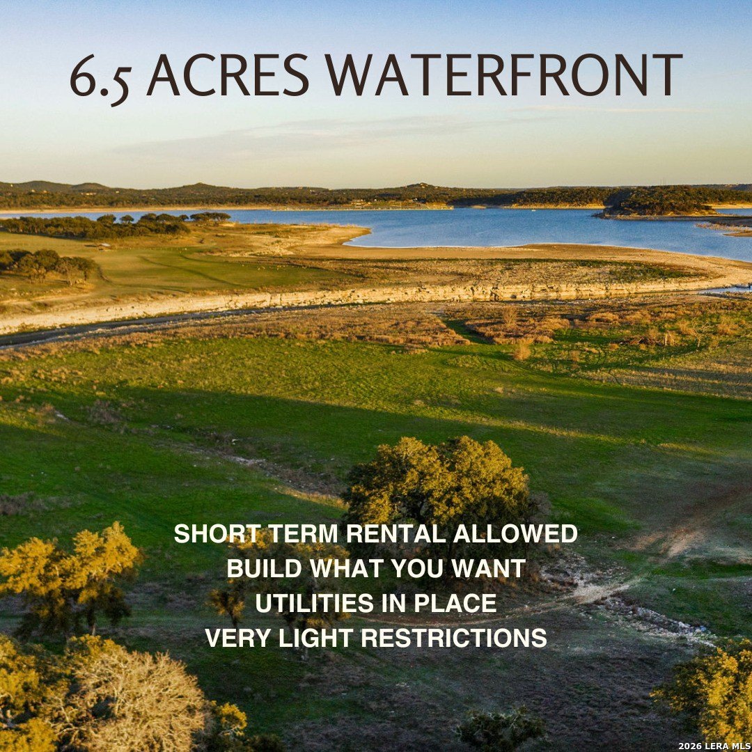 Canyon Lake Waterfront Acreage