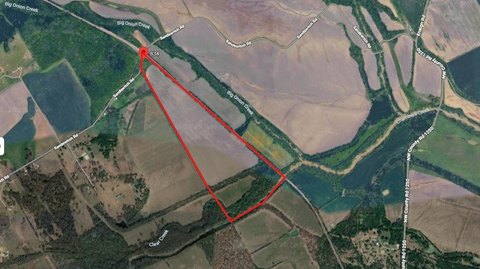 Farm and Hunting Land with Creek Frontage