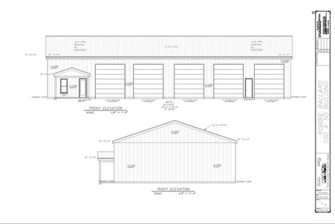 New Industrial Building with Roll-Up Doors