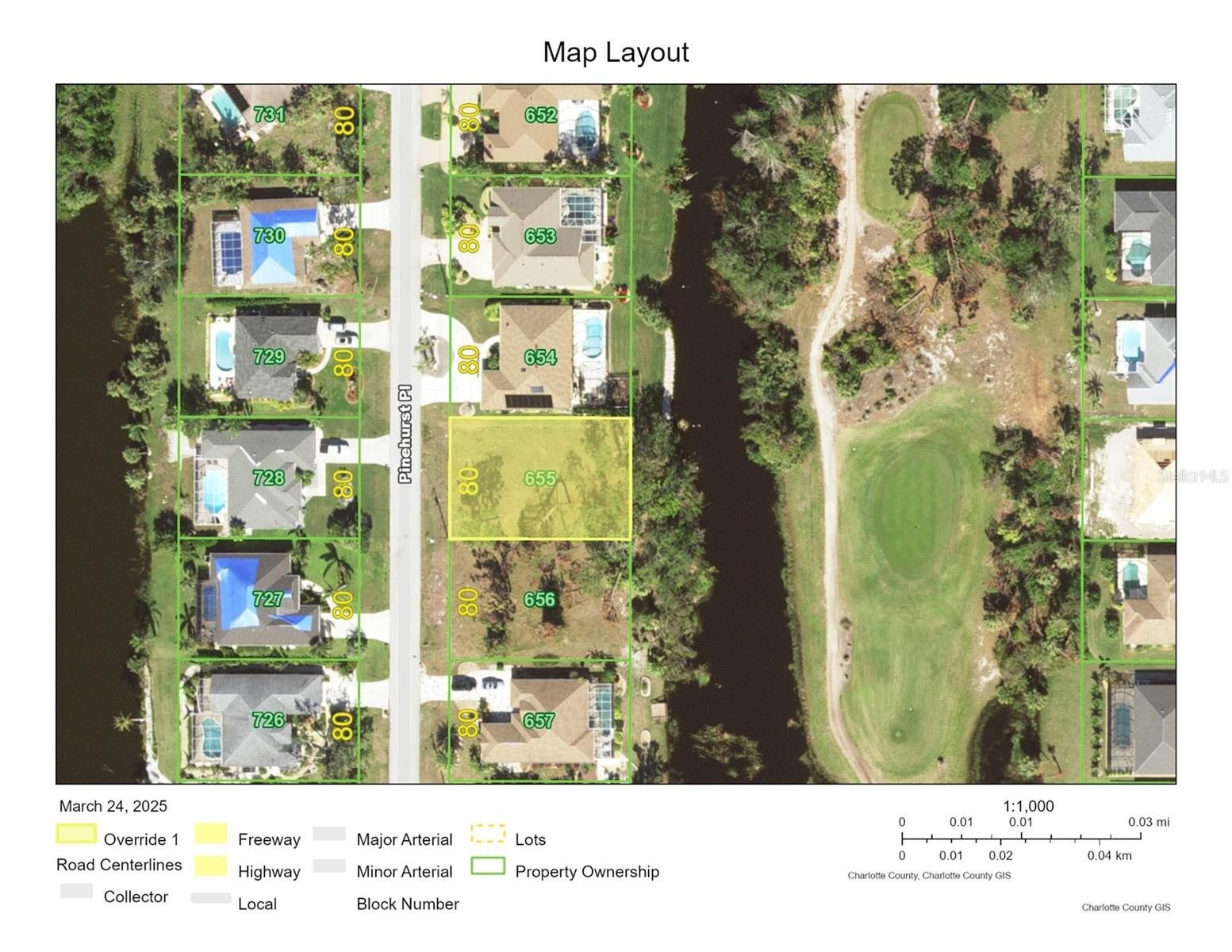 Canal Front Lot with Golf Views
