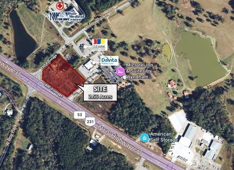 Ozark Commercial Corner Lot