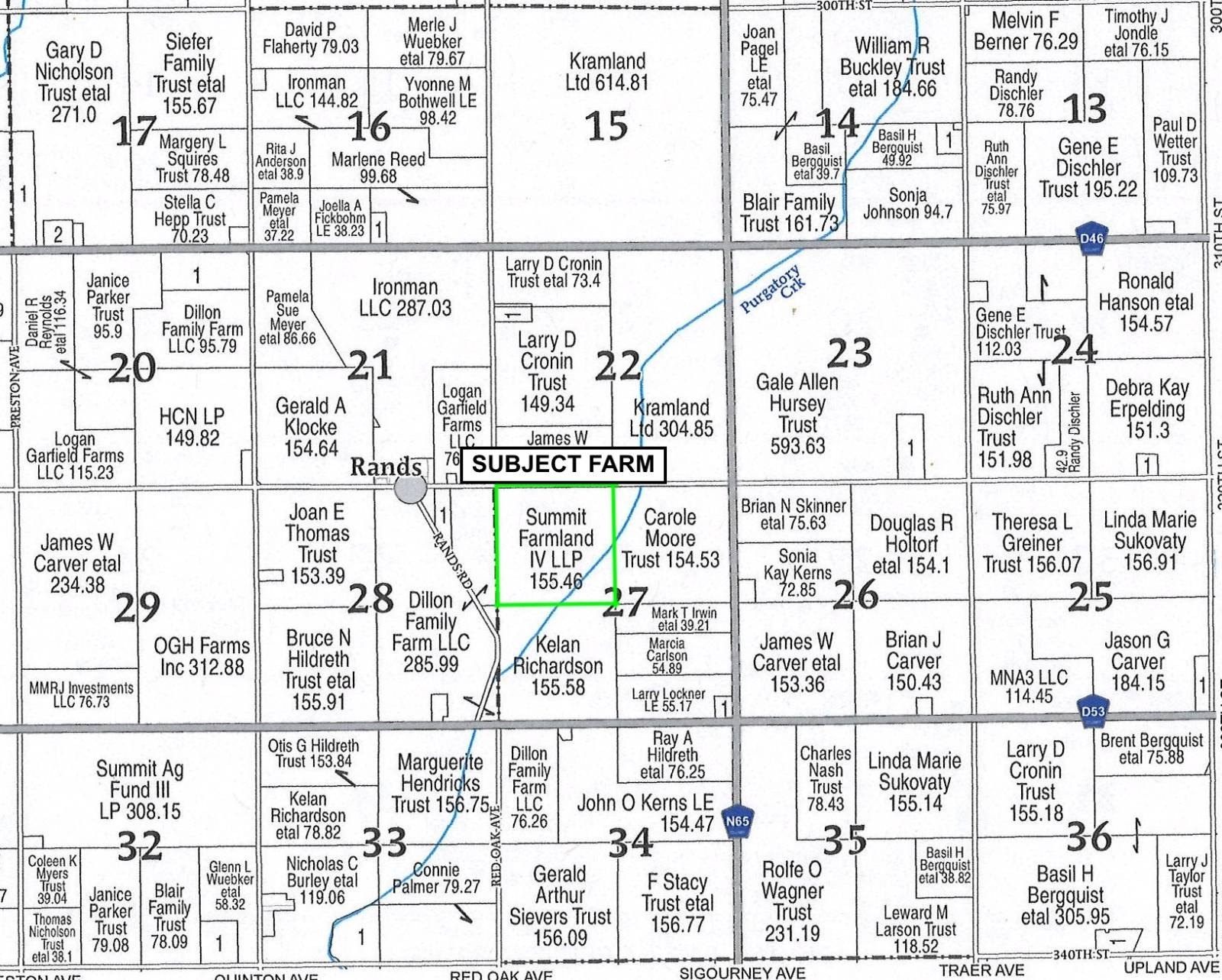 Productive Farmland in Calhoun County, Iowa