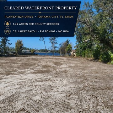 Cleared Corner Waterfront Lot