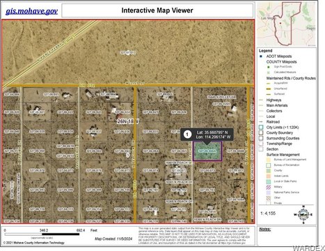 Land in Dolan Springs, Arizona
