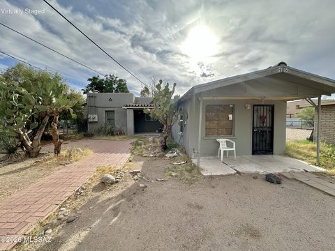 Southwestern Territorial Duplex with Adobe